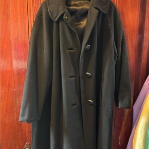 Vintage 1960’s Long Cashmere Swing Coat